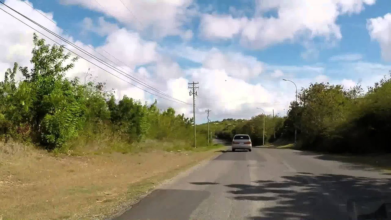 Driving in Antigua Cedar Grove to West Indies Oil Company YouTube