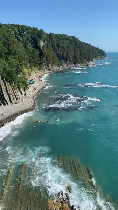 Скала Киселева , Туапсе #travel #summer #море #nature #отдых - YouTube