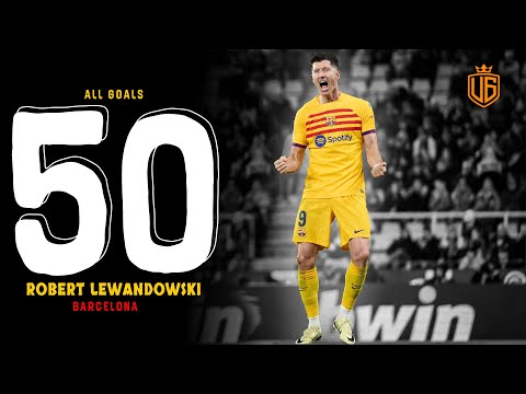 Robert Lewandowski All 50 Goals For F.C BARCELONA So Far  | With Commentary - HD