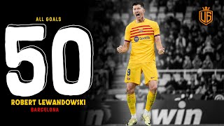 Robert Lewandowski All 50 Goals For F.C BARCELONA So Far  | With Commentary - HD