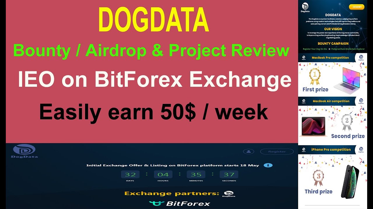DogData: The facilitates solutions solving Dog welfare || Listing on Bitforex Exchange