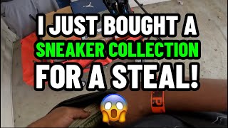 Buying a sneaker collection for a steal 😮‍💨