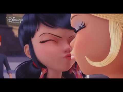 Marinette & Chloe are kissed (ENGLISH DUB - SEASON 2 EPISODE 2)