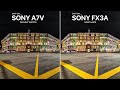 Sony A7V vs Sony FX3A Camera Test Comparison / Night Mode / Daylight Photos