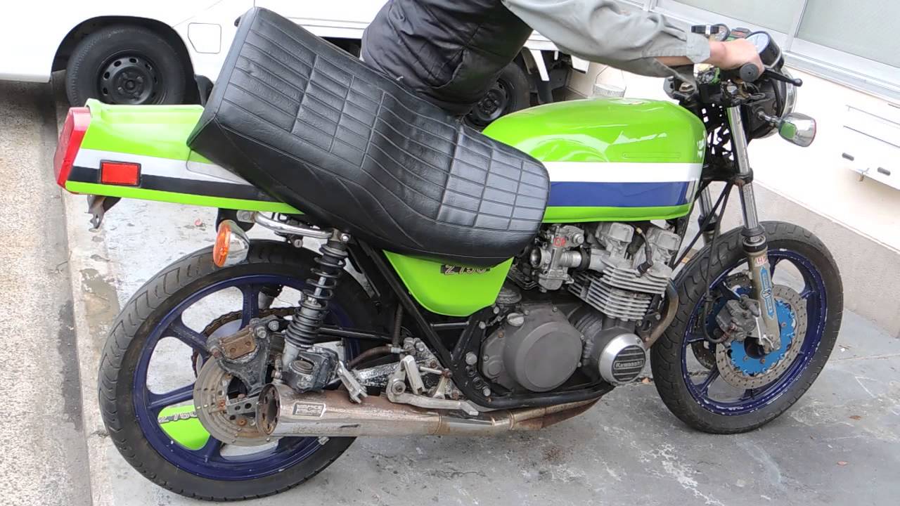 Z750FX Ⅲ型 KZ750E エンジン始動マフラー音はこんな感じです。 - YouTube