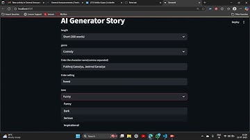 AI Story Generator #AI #GenerativeAI #LangChain #GeminiAI #Streamlit #Python #AIProjects