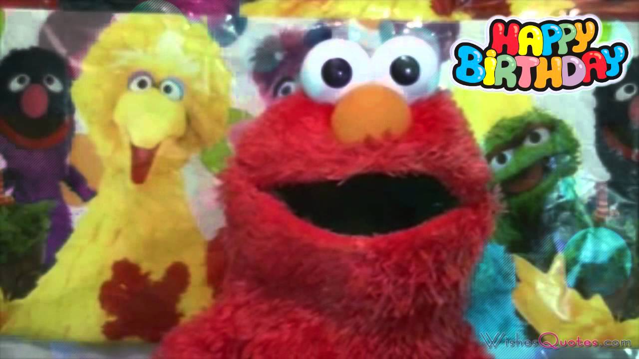 Happy Birthday for my Best Friend Elmo sings birthday