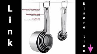 Laxinis world Stainless Steel Measuring cups and Spoons Set || online shopping || Amazon