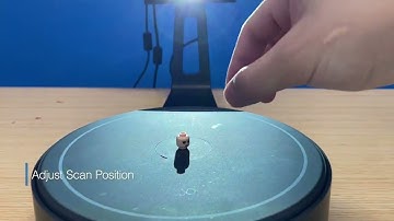 Scanning small or symmetrical objects with EinScan SE