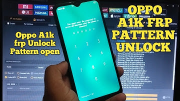 Oppo A1k Pattern Lock Remove By Unlock Tool 100% Done.