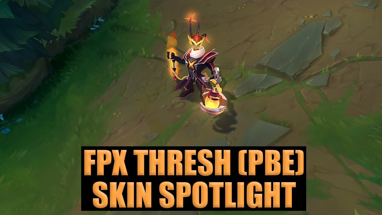 Skin: FPX Thresh (Prévia) - League Of Legends 