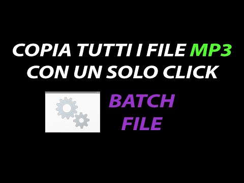 Video: Come Copiare Un File In Bat