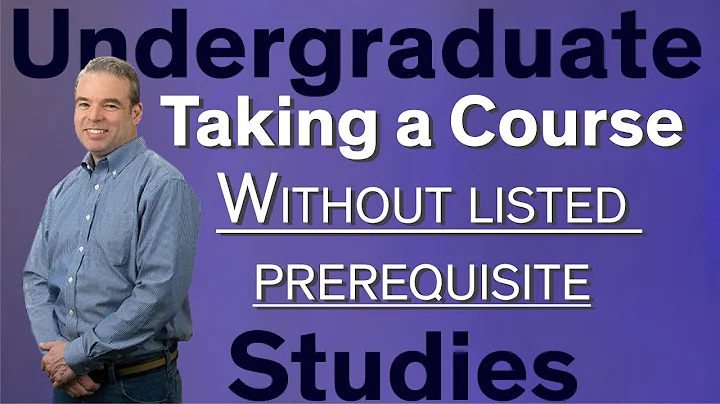 Taking a course without listed prerequisite