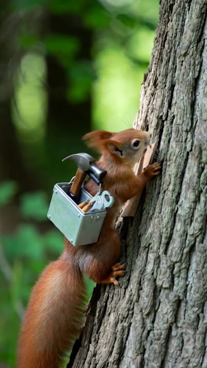 🐿️💪 Smart Squirrel Builds! 🏠