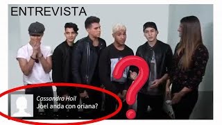 CNCO  ENTREVISTA | ¿JOEL Y ORIANA?  ¿RESPUESTA?  min 08:43