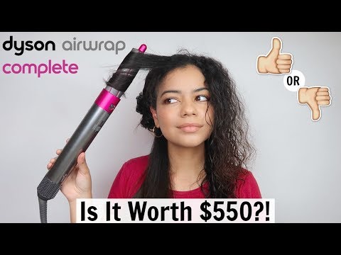 TESTING THE DYSON AIRWRAP ON CURLY HAIR - HONEST REVIEW