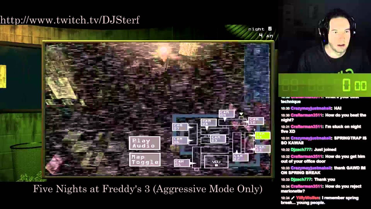 Five Nights at Freddy's 3 - Aggressive Nightmare Mode Strategy