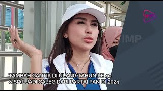 BEBIZIE TAMBAH CANTIK DI ULANG TAHUN KE 40  & SIAP JADI CALEG DARI PARTAI PAN DI 2024