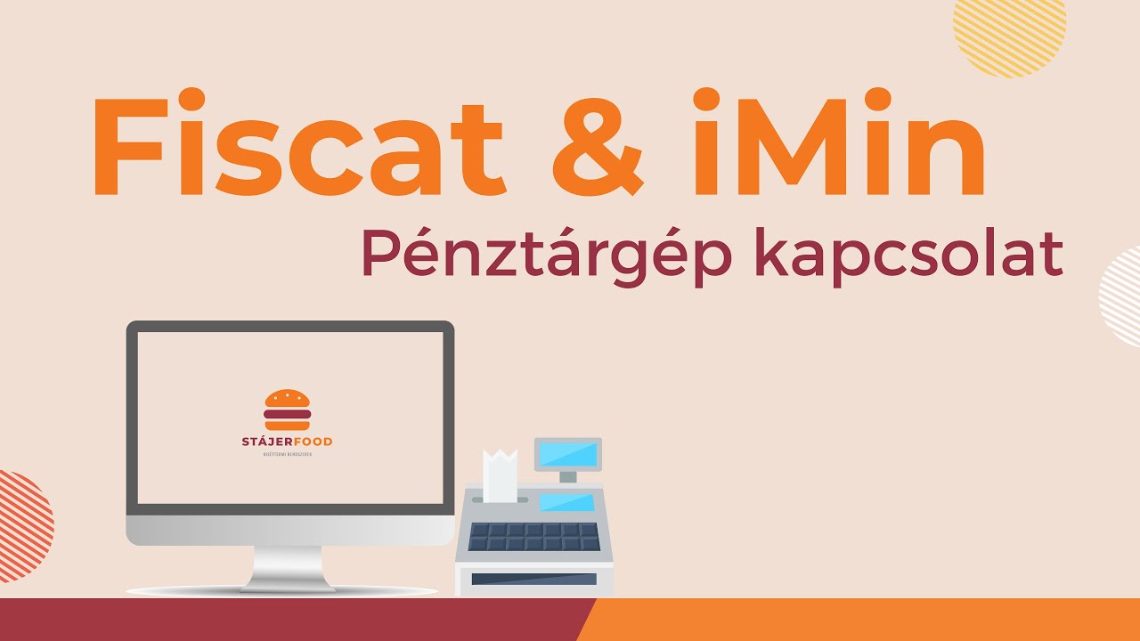 StajerFood - Fiscat pénztárgép-kapcsolat iMin-nel - YouTube