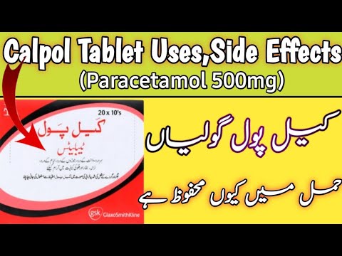 Calpol 500 mg Tablet Uses Benefits Urdu | Hindi | Dose, Side Effects