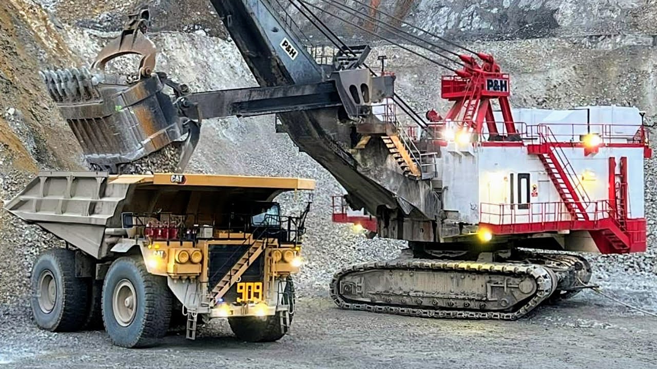 The Largest Heavy Equipment Operatea at Different Mining Sites - P&H ...