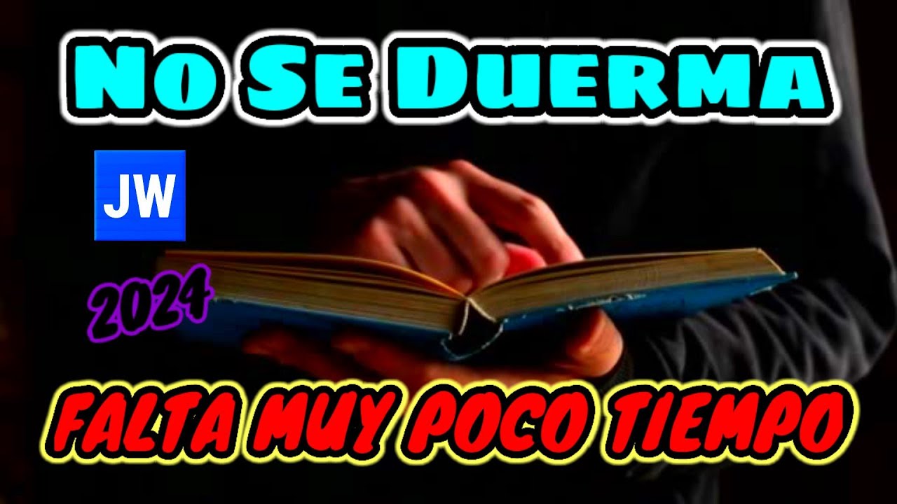 ¡CUIDADO! NO SE DUERMA. DISCURSO JW (TESTIGOS DE JEHOVÁ). JWORG