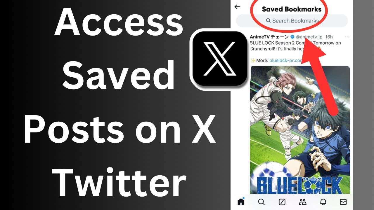 How to access Saved Posts on X Twitter App - YouTube