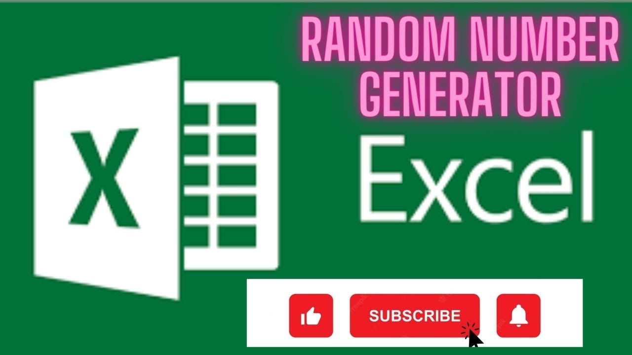 How To Generate Random Numbers In Excel || Excel Random Number ...