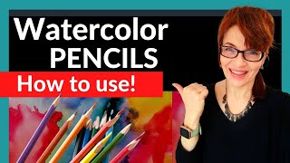 Watercolor Pencils For Beginners (EASY tips and techniques!)