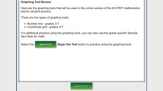 M-STEP Graphing Tools Review for Grades 3-7