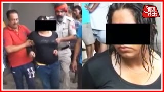 Drunk Girl Creates Nuisance In Hoshiarpur