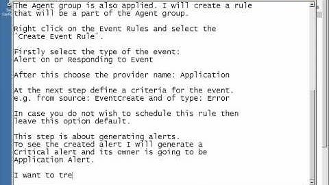Send SMS from Microsoft Operations Manager 2005 - Configuring SMS notifications step 3