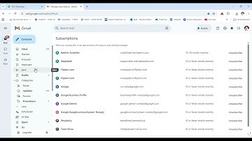 Gmail Manage Unsubscribe - Unwanted emails