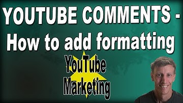 How to Add Formatting to YouTube Comments - Bold, Italics, and Strikethroughs. Oh my.