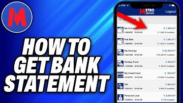 How To Get Metro Bank Statement on App (2025) - Easy Fix