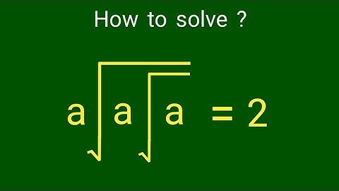Olympiad Radical Equation : Two Methods