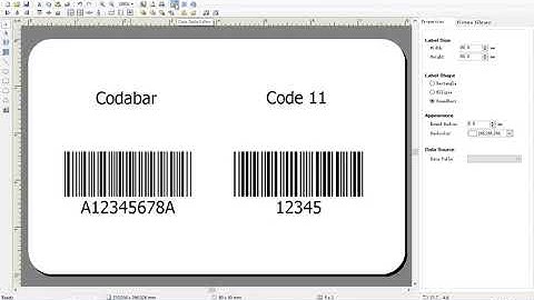 Codabar / Code 11 Barcode Generator