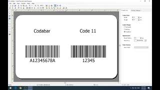 Codabar / Code 11 Barcode Generator