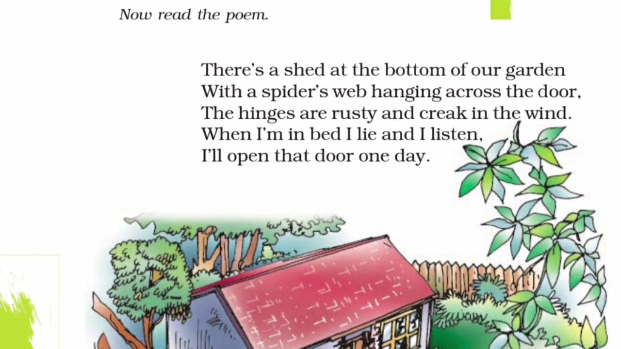 the shed poem 3explanation in hindi class 7th english book
