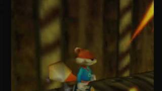 Conker Pisses Fire!