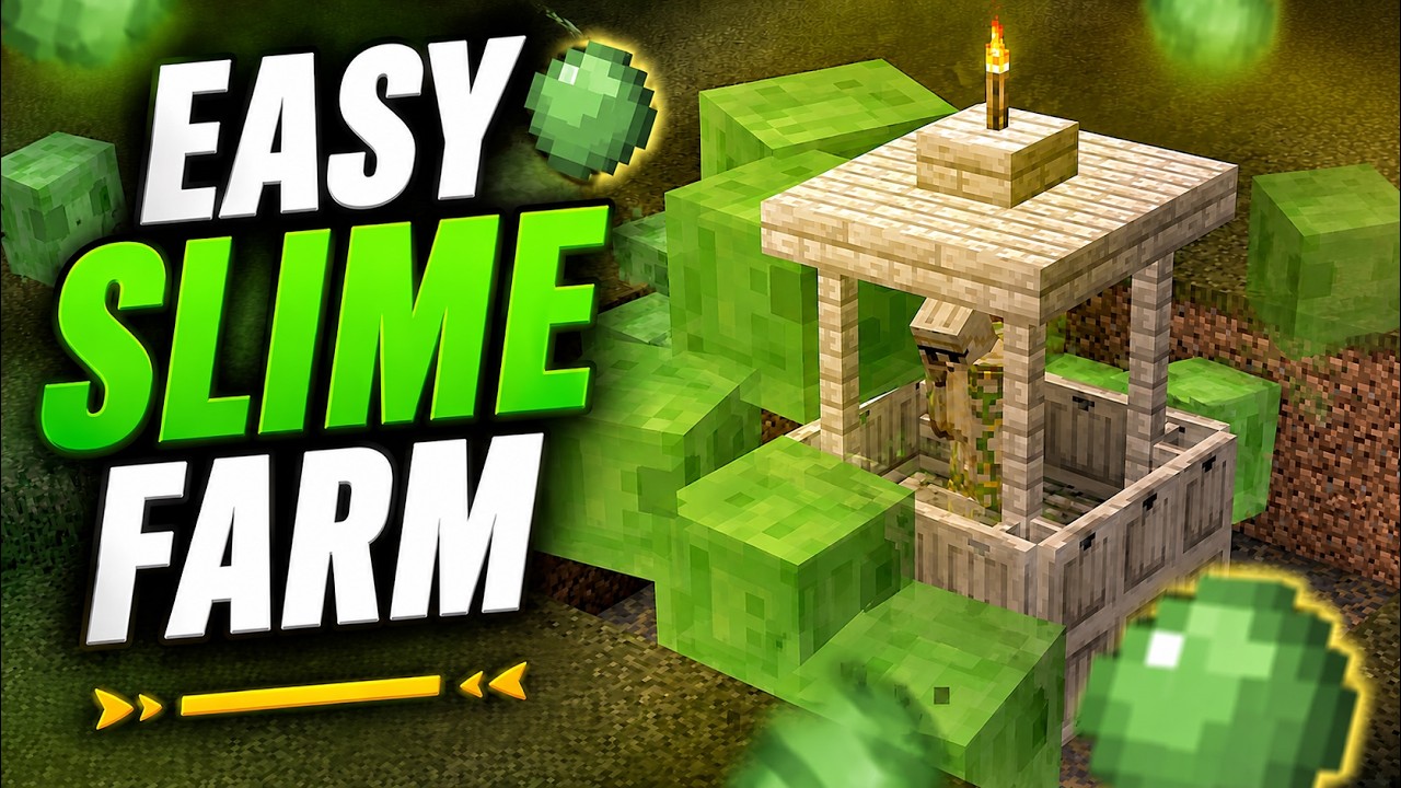 Minecraft Slime Farm | MInecraft 1.21+ - YouTube