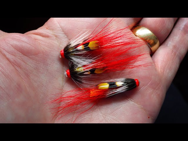 Tying a Red Devil Shrimp Salmon Fly by Davie McPhail - YouTube