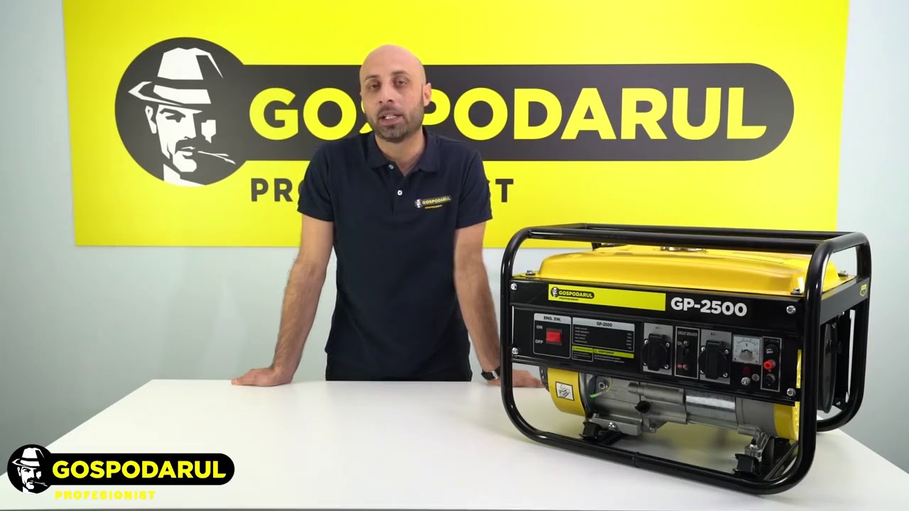 Generator GP 2500 Gospodarul Profesionist - YouTube