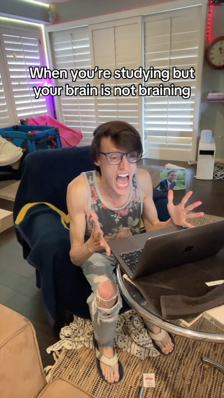 When You're Trying to STUDY MATH #TheManniiShow.com/series