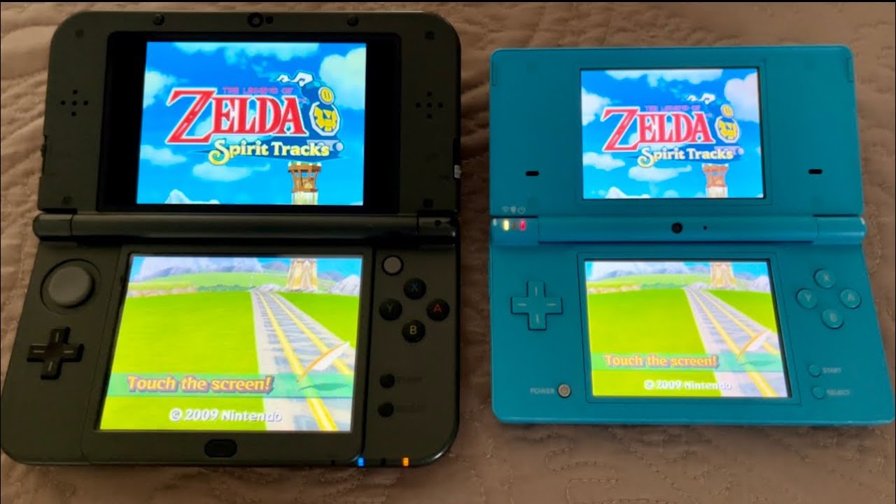 3DS vs DSi Spirit Tracks - YouTube