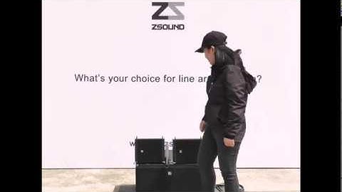 ZSOUND LC8+LC10SP Self-powered Mini Line Array system!