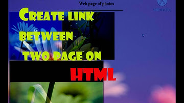 How to link one page to another page in HTML