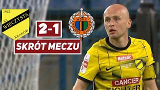 Wieczysta Kraków - Chrobry Głogów [2-1] skrót meczu | Betclic 1 Liga 2025/26