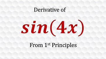 Derivative of sin(4x) from first principles