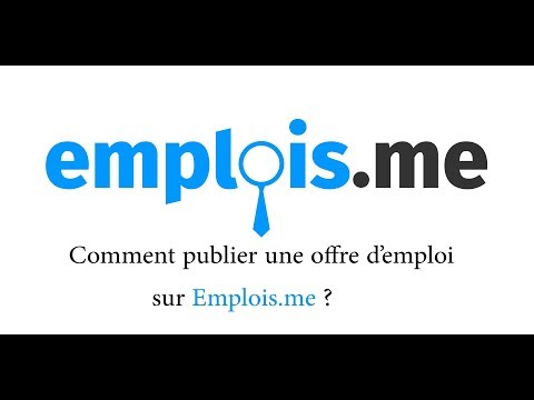 Vidéo: Comment Publier Une Offre D'emploi Dans Un Journal